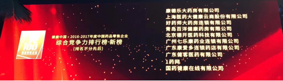 西普会首次推出药品零售新榜 网上购药成为新渠道