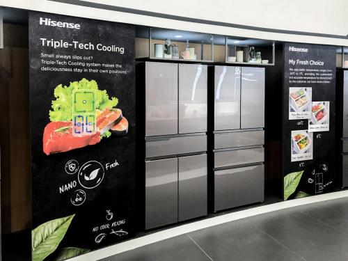 海信高端冰箱产品—主打制冷与健康