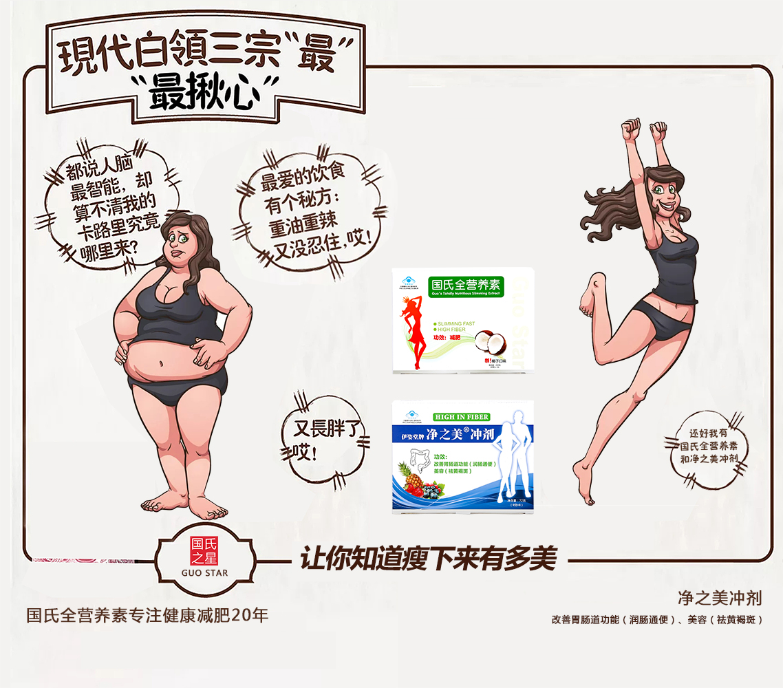 还在吃减肥药减肥？赶紧让国氏全营养素改变你吧！