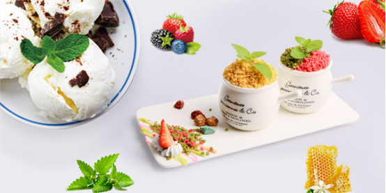 　　圣洛雪冰淇淋加盟品牌老少皆宜的健康美味