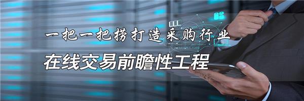 一把一把捞打造采购行业在线交易前瞻性工程