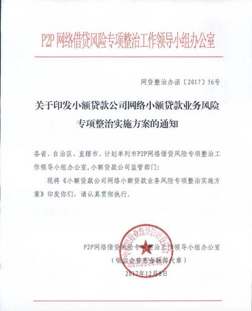 小贷公司专项整治来临，整改后验收不合格的，撤销经营资质