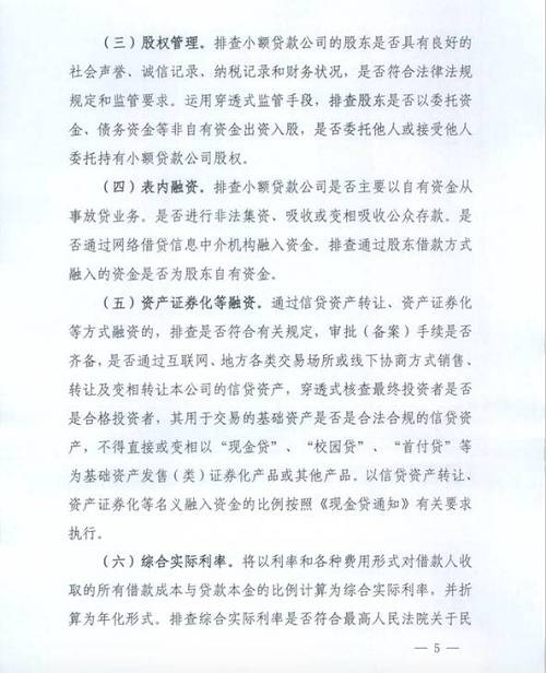 小贷公司专项整治来临，整改后验收不合格的，撤销经营资质