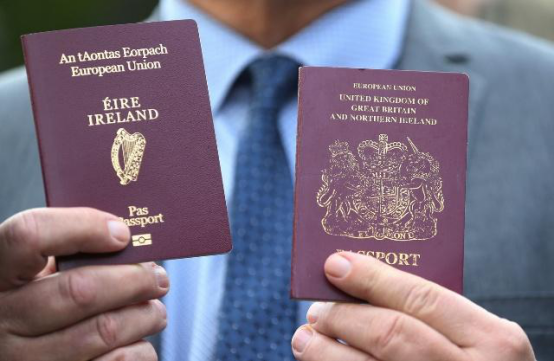 侨外英国移民：英国公民爱尔兰护照申请量翻一番，爱尔兰成英欧往来跳板！